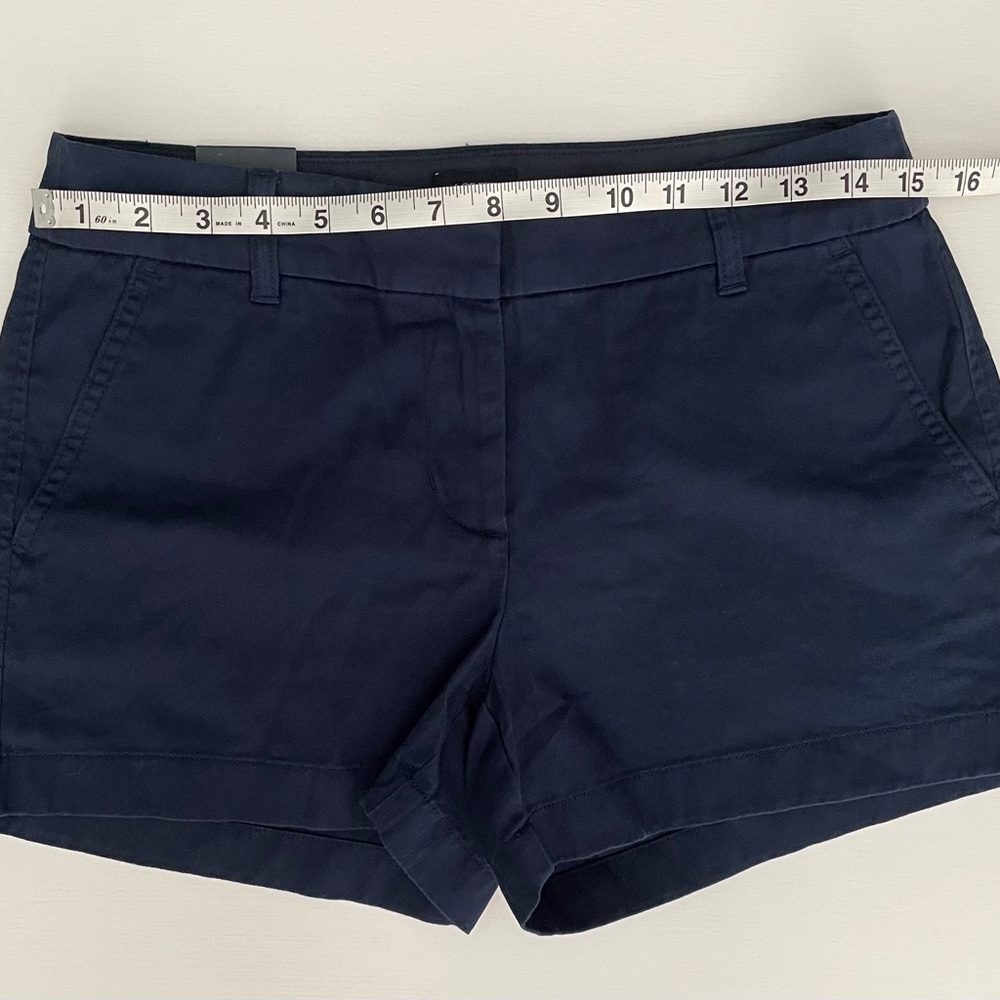 J. Crew Factory Navy Blue 3 1/2” Classic Chino Short